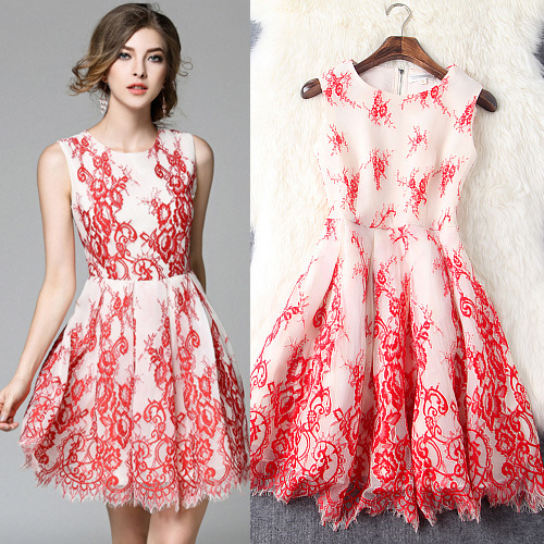 Summer Lace Pettiskirt Dress